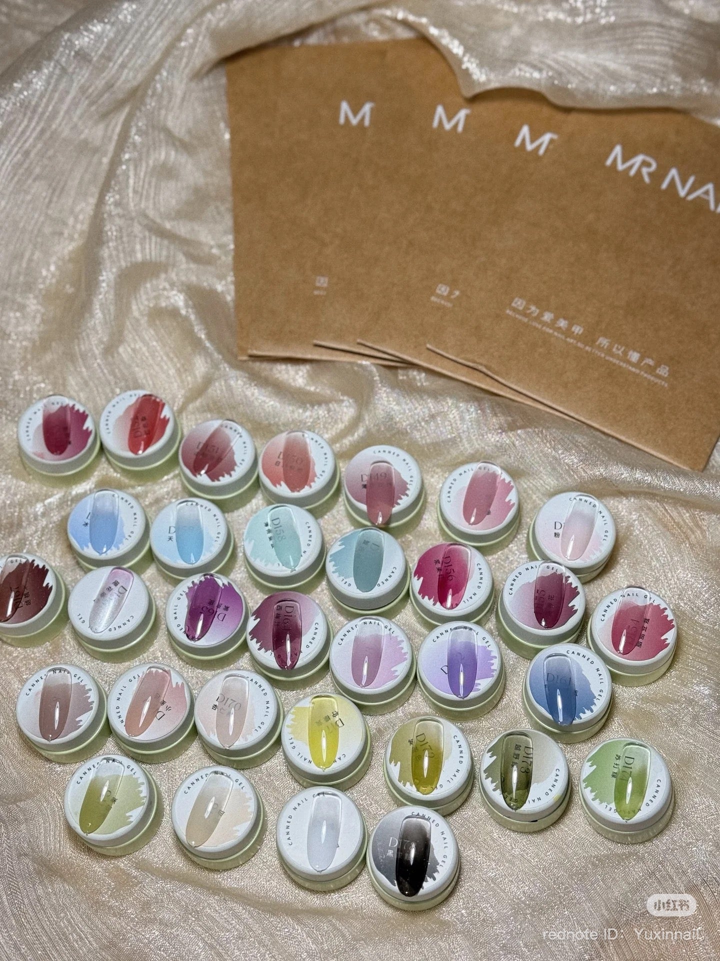 MR NAILS PAINT STAMP SET - 32 COLOR