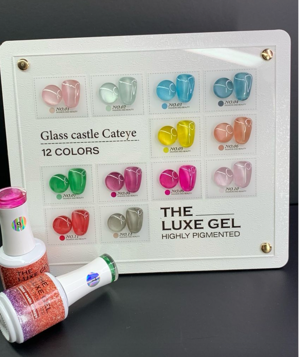 LUXE GEL GLASS CASTLE CATEYE 12 COLOR