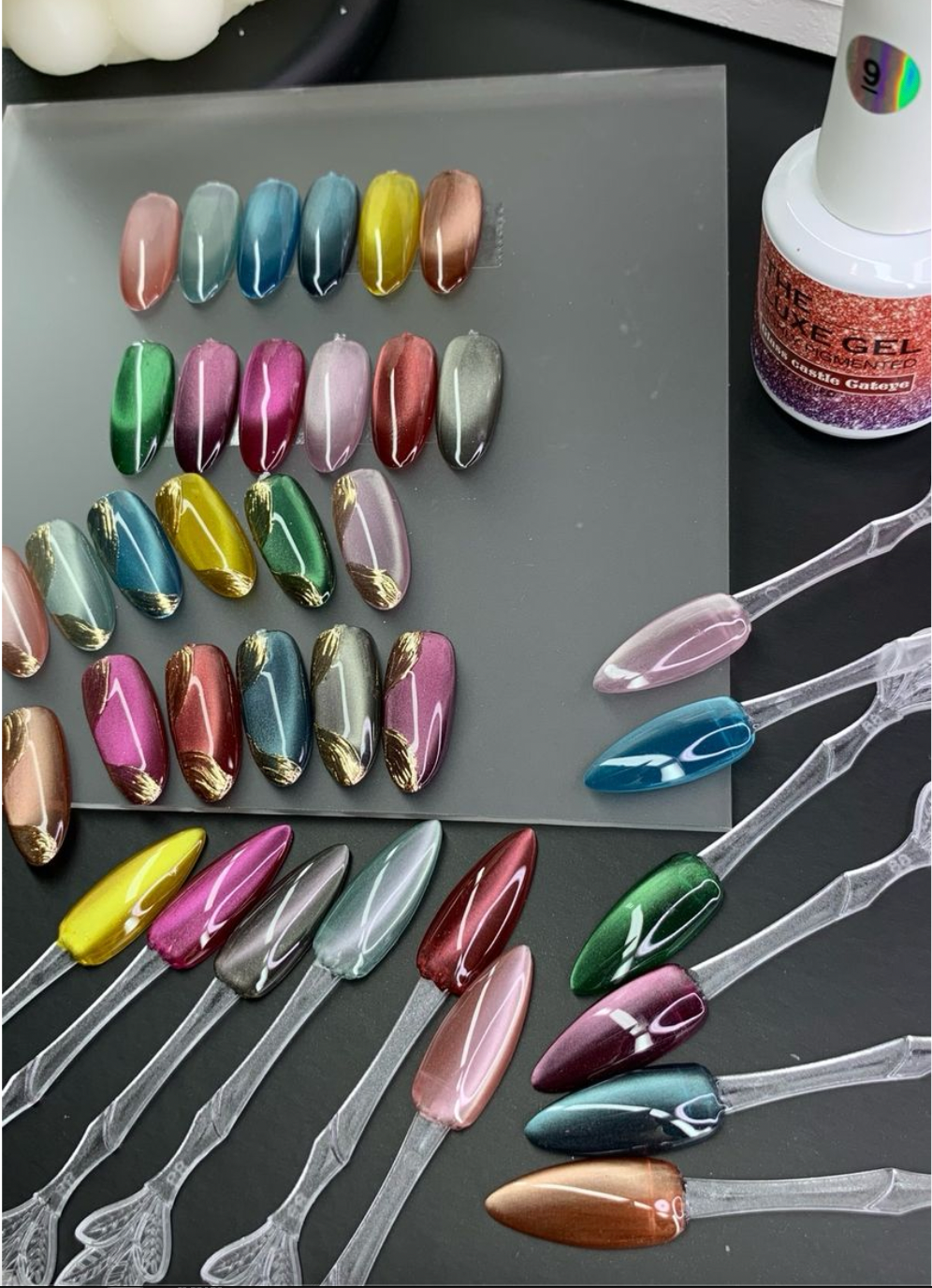 LUXE GEL GLASS CASTLE CATEYE 12 COLOR