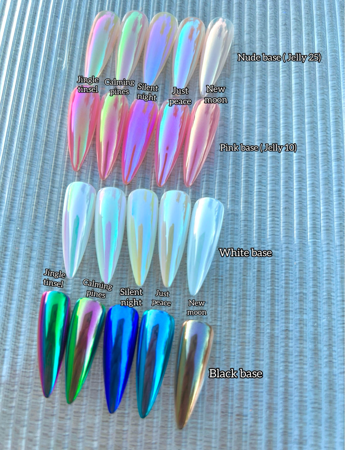 VIRAL CHROME WHITE SET 15PCS