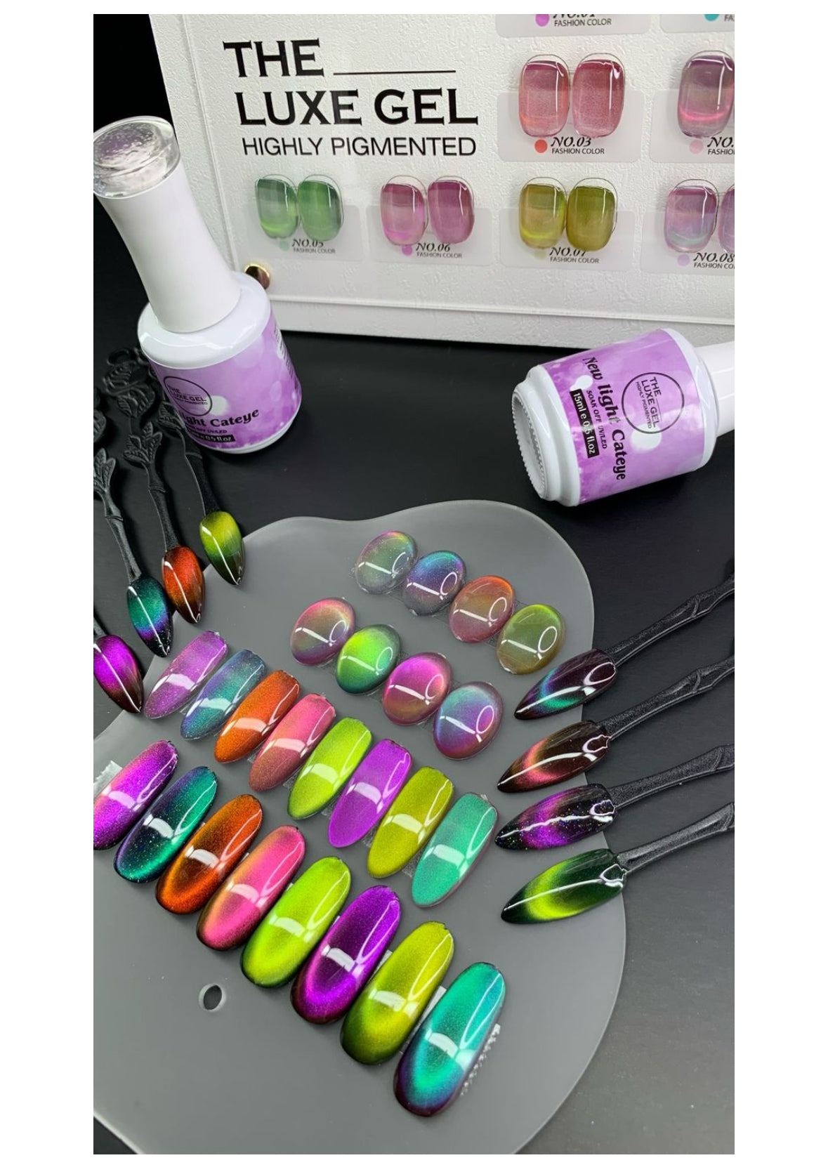 LUXE GEL NEW LIGHT CATEYE 8 COLOR