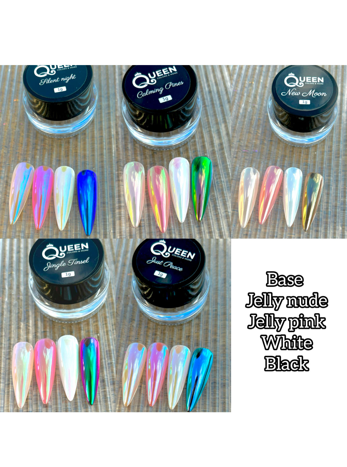 VIRAL CHROME WHITE SET 15PCS