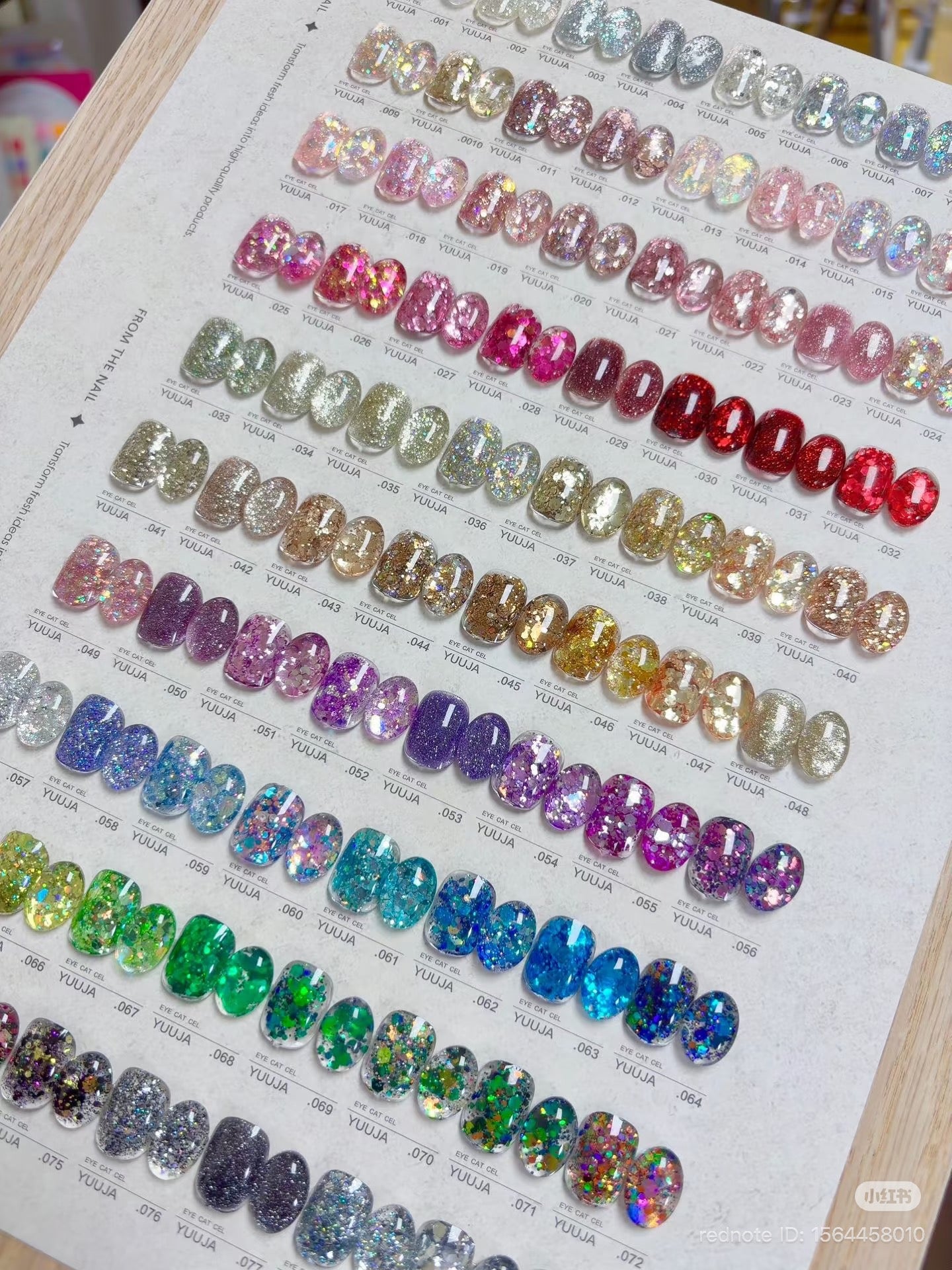 YUUJA GLITTER 80 COLOR - PRE ORDER 10 DAYS