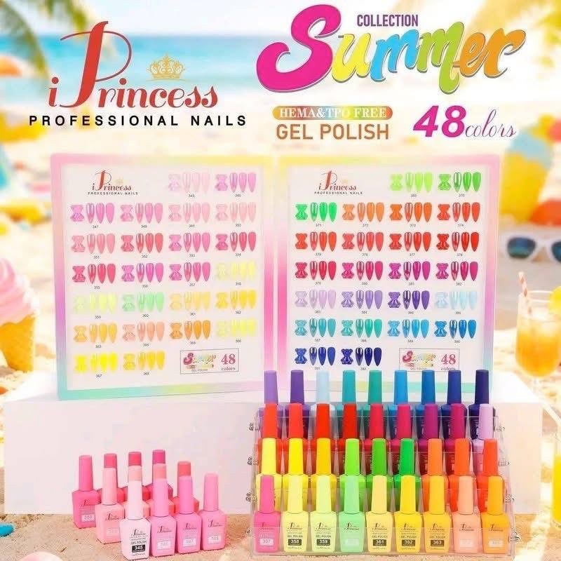 IPRINCESS SUMMER GEL 48 COLOR - HEMA FREE - TPO