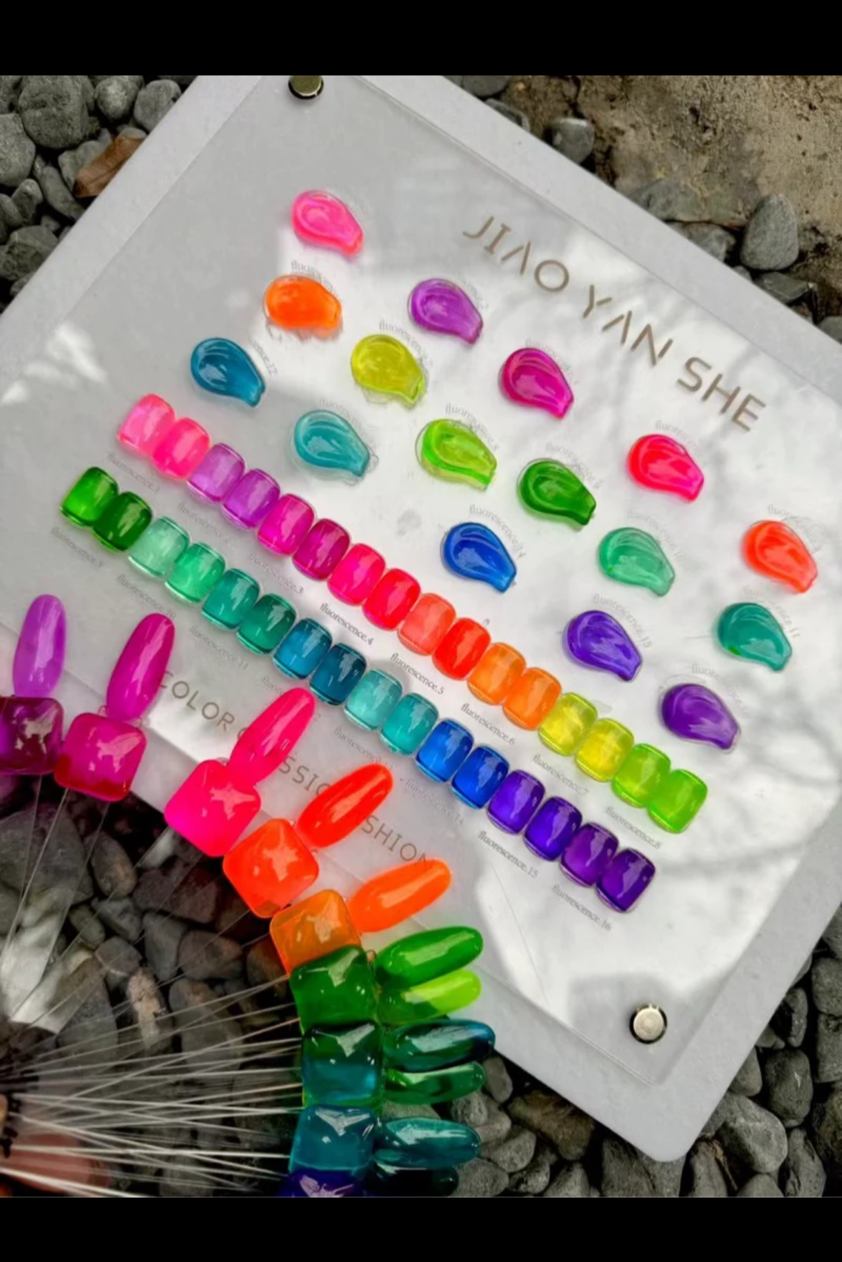 JIAO YAN SHE NEON JELLY 16 COLOR