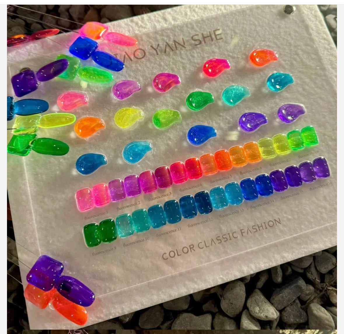 JIAO YAN SHE NEON JELLY 16 COLOR