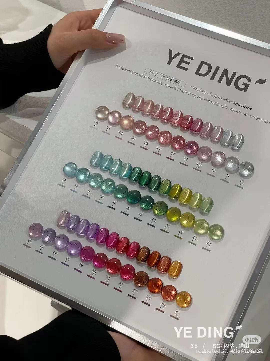 YEDING SUMMER DIAMOND CATEYE - 36 COLOR