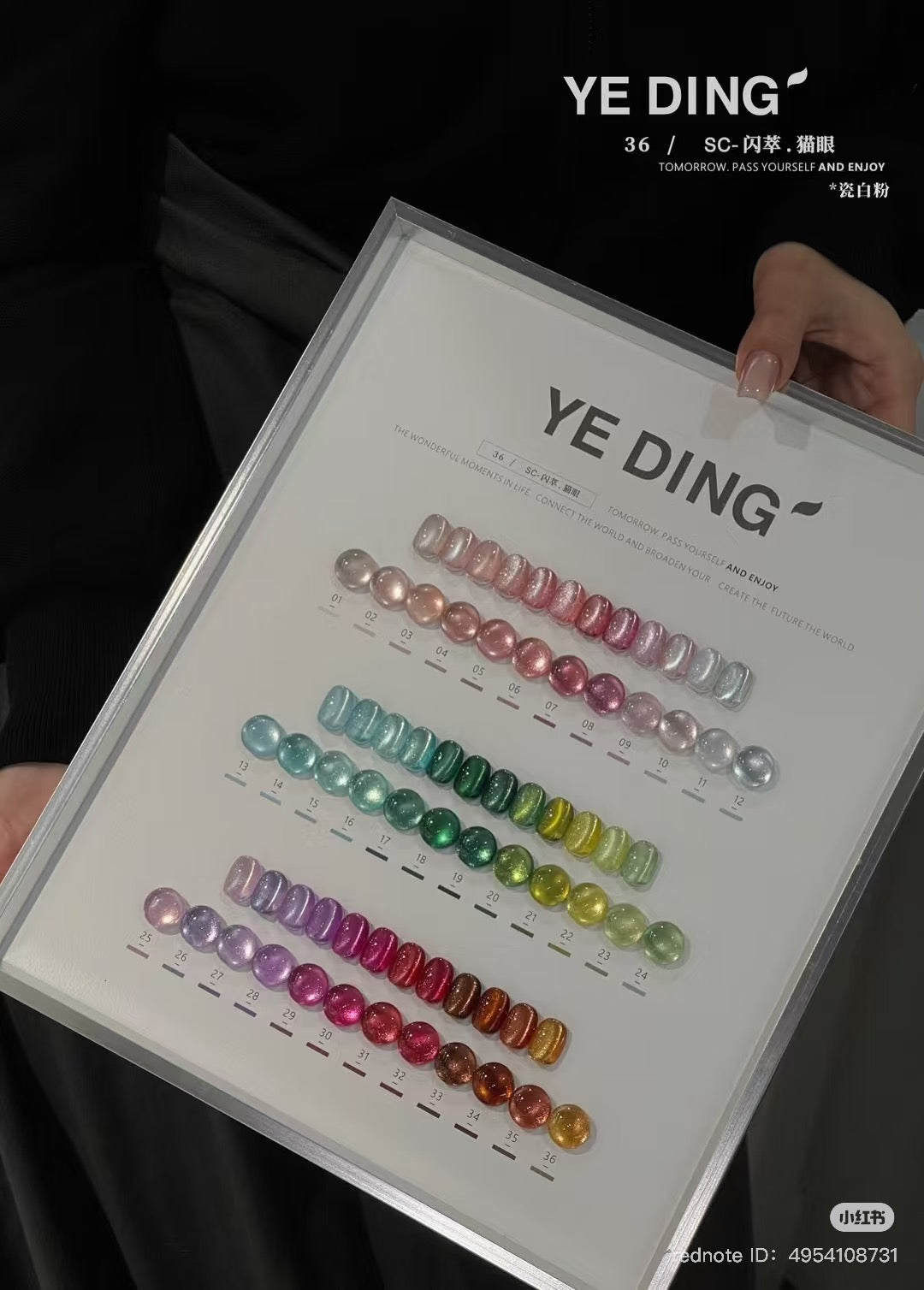 YEDING SUMMER DIAMOND CATEYE - 36 COLOR