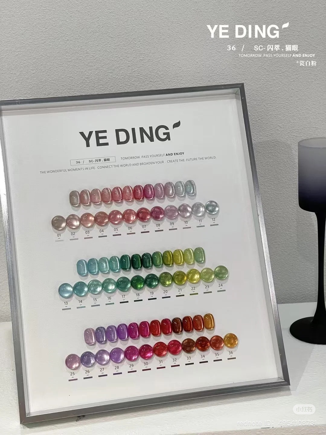 YEDING SUMMER DIAMOND CATEYE - 36 COLOR