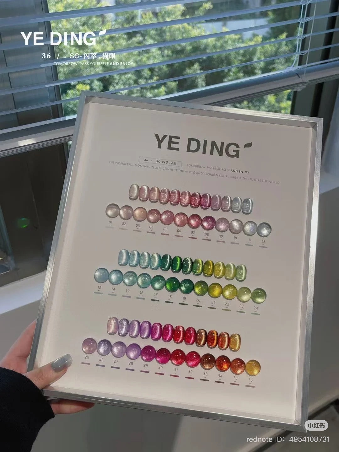 YEDING SUMMER DIAMOND CATEYE - 36 COLOR