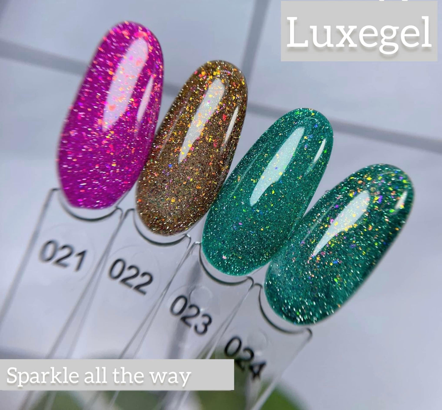 LUXE GEL SPARKLE ALL THE WAY 💫💫💫