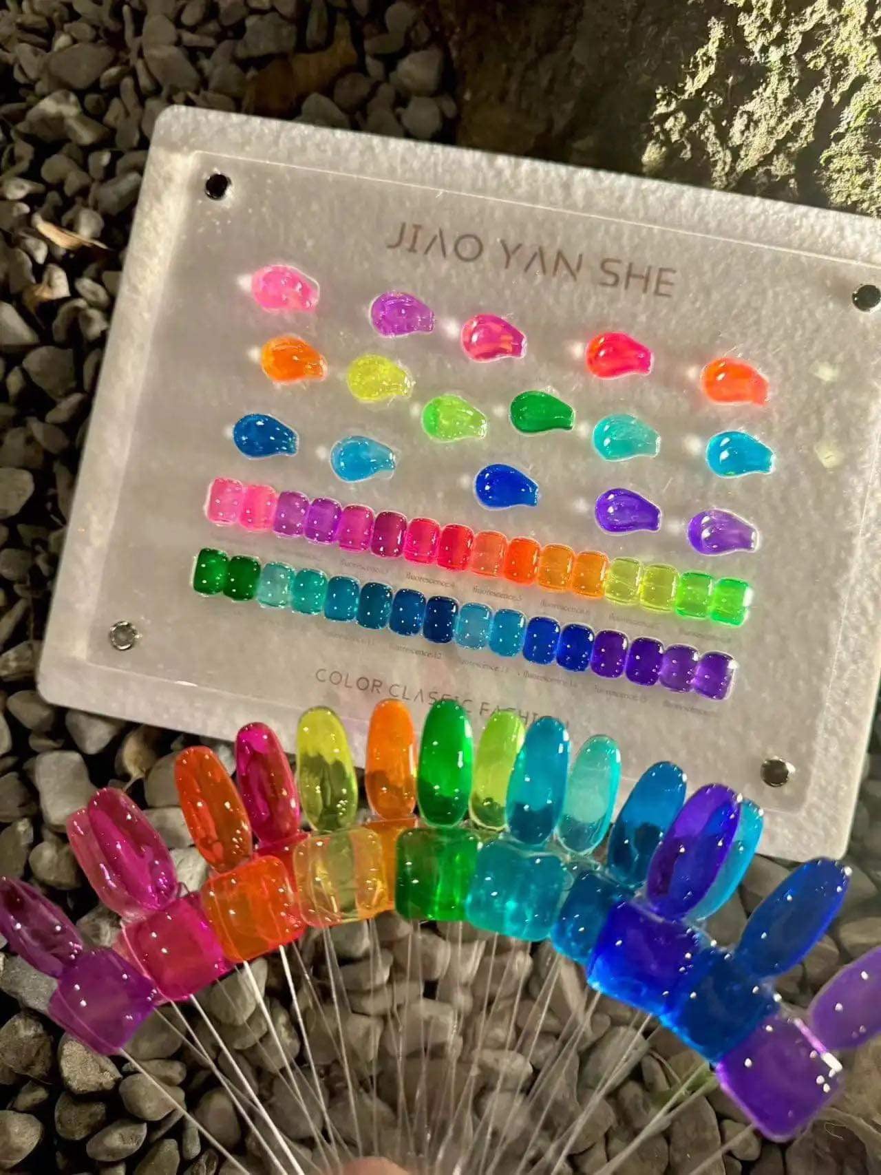JIAO YAN SHE NEON JELLY 16 COLOR