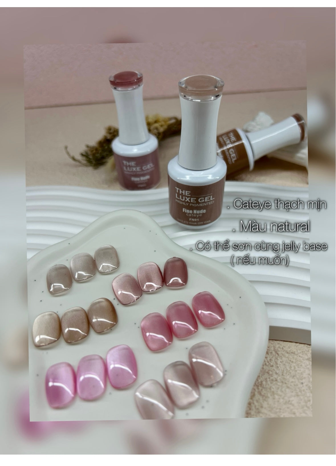 LUXE GEL - FINE NUDE CATEYE