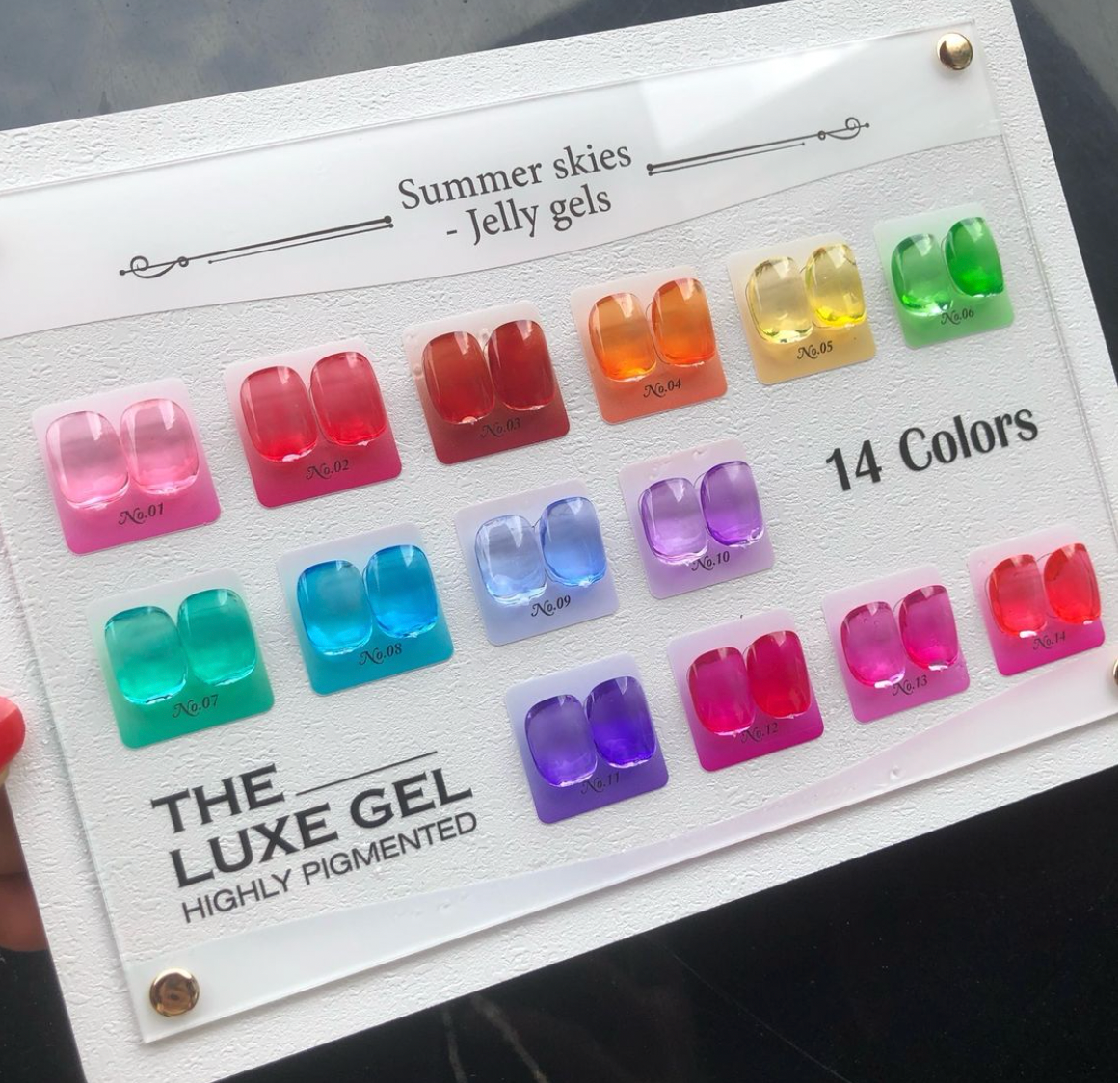 SUMMER NEON JELLY 14 COLOR