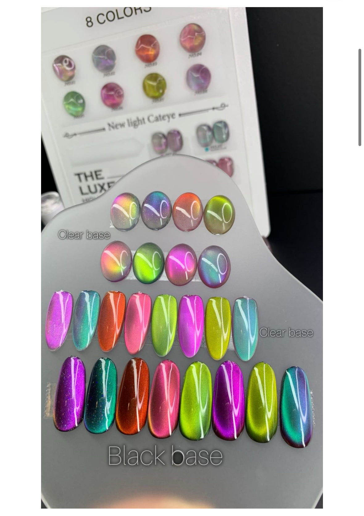 LUXE GEL NEW LIGHT CATEYE 8 COLOR