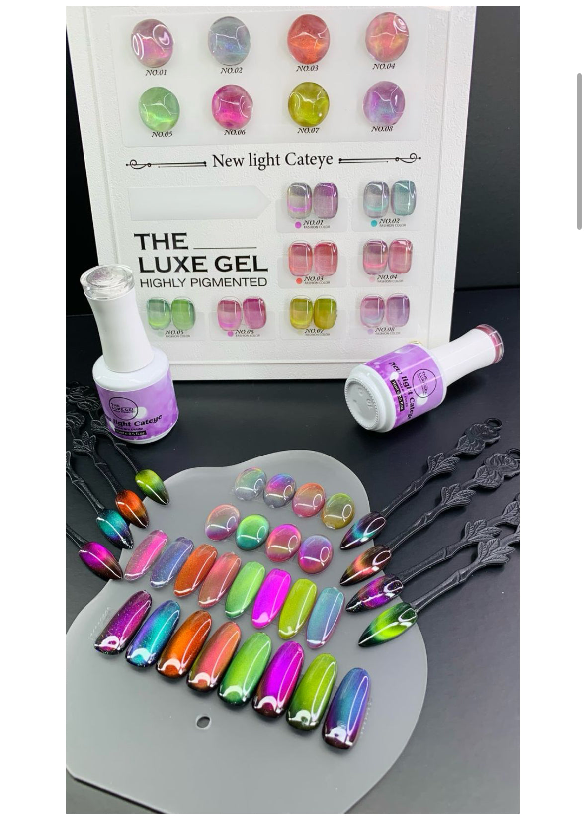LUXE GEL NEW LIGHT CATEYE 8 COLOR