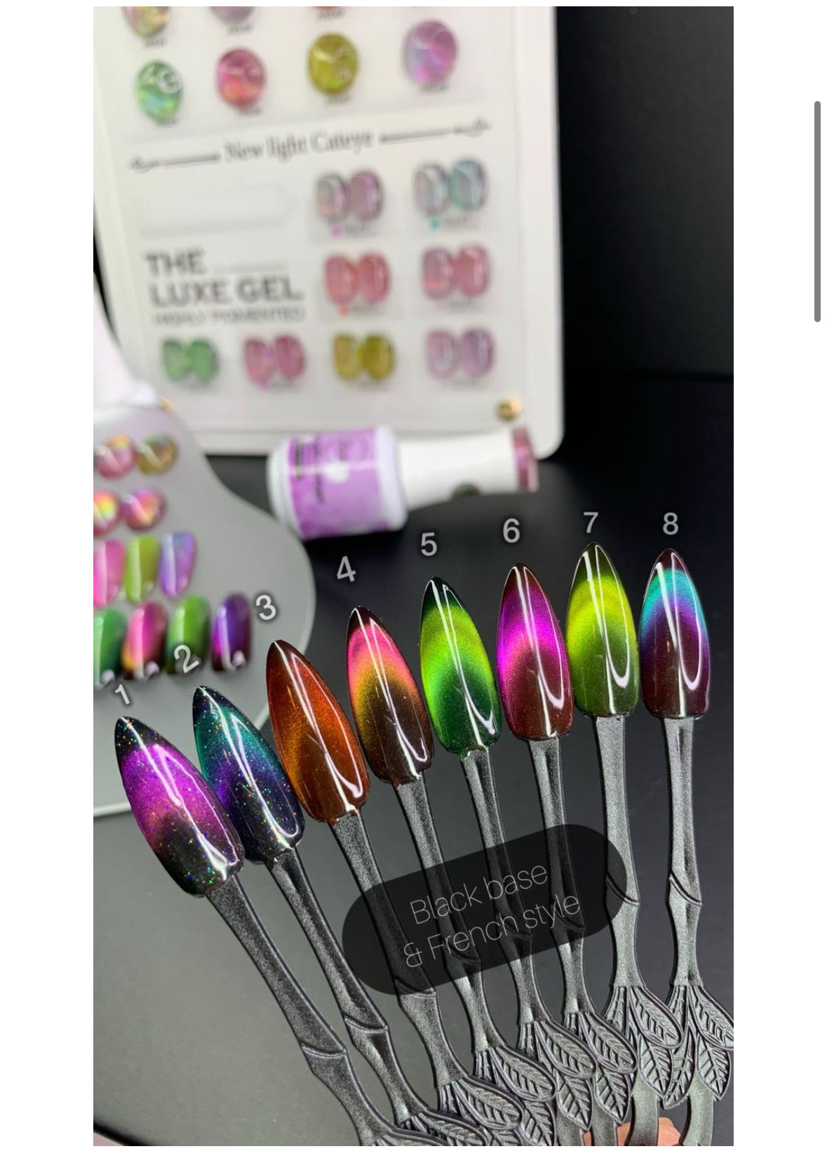 LUXE GEL NEW LIGHT CATEYE 8 COLOR