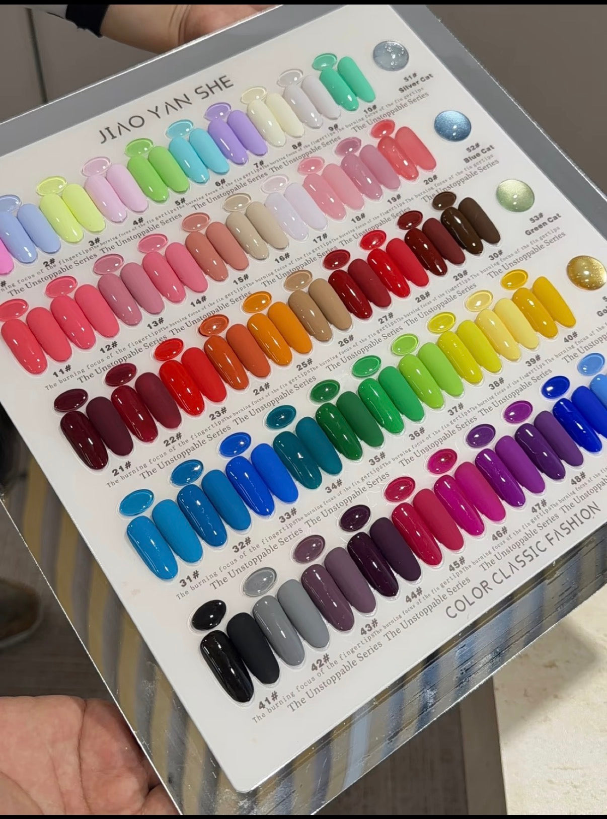 JIAO YAN SHE GEL SET 55 COLOR - PRE ORDER 10 DAYS