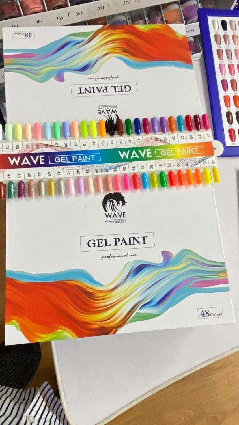 WAVEGEL GEL ART PAINT COLLECTION SET