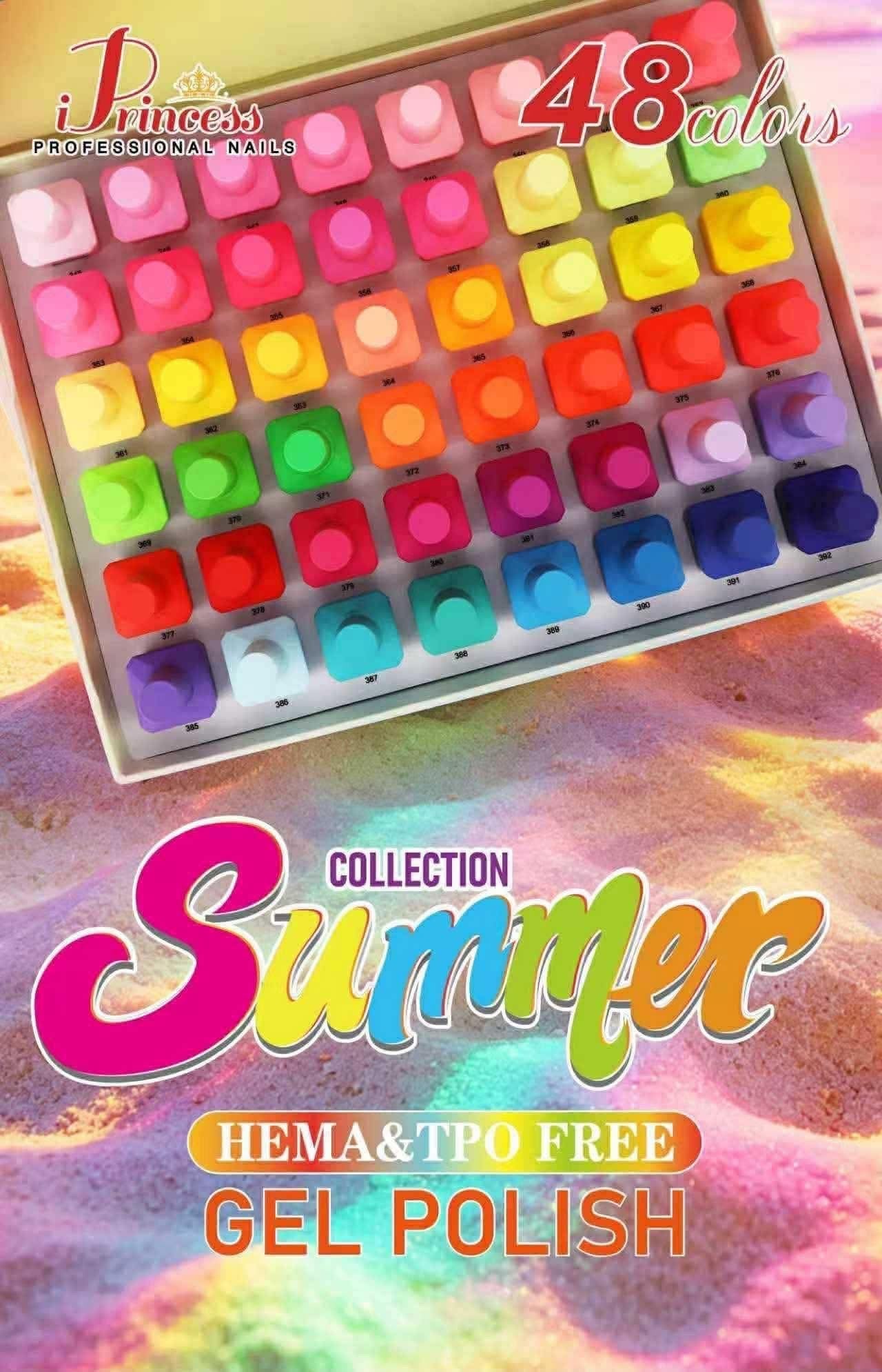 IPRINCESS SUMMER GEL 48 COLOR - HEMA FREE - TPO