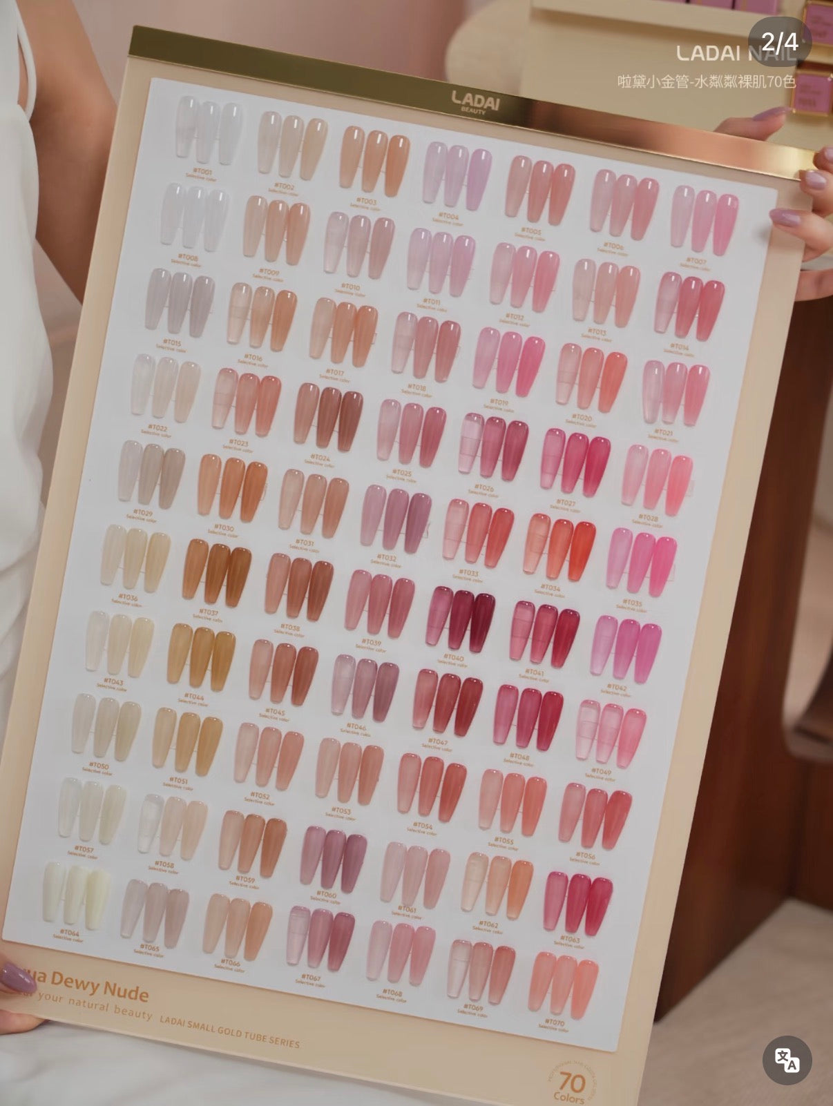 LADAI WATER SHIMMER NUDE 70 COLOR