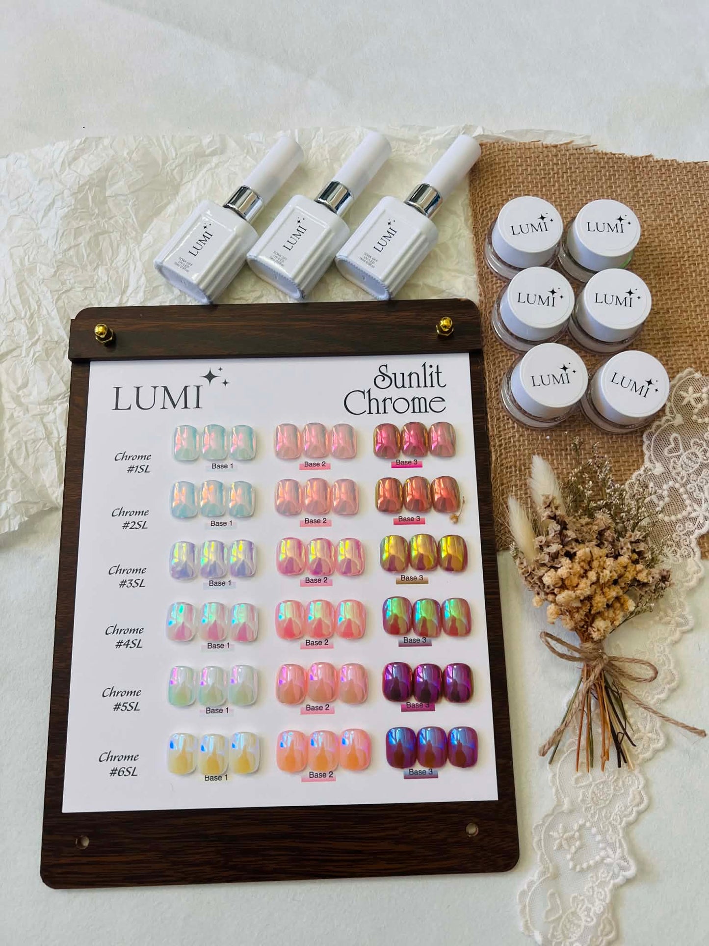 SUNLIT CHROME SET