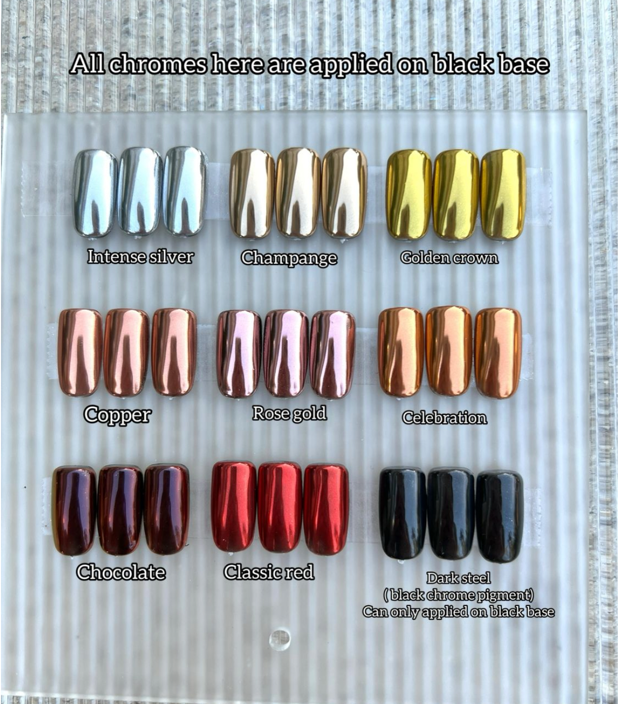 METALLIC CHROME SET 9 COLOR