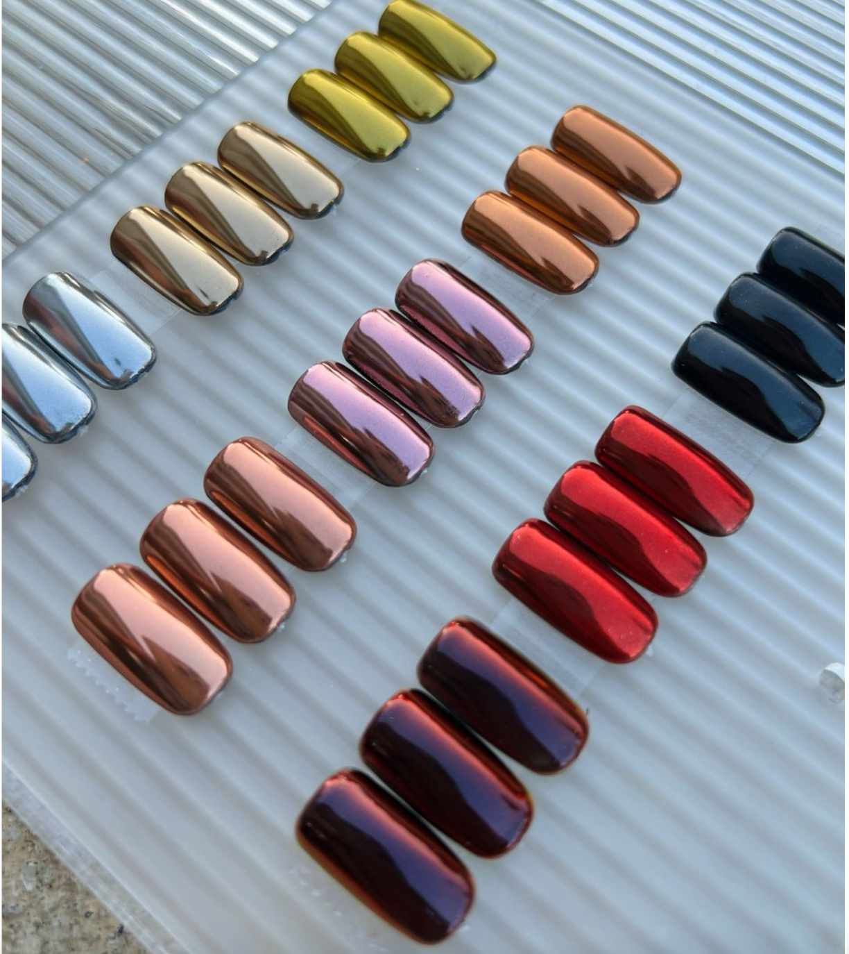 METALLIC CHROME SET 9 COLOR