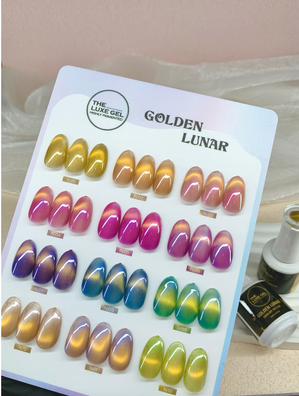 GOLDEN LUNAR CATEYE SET