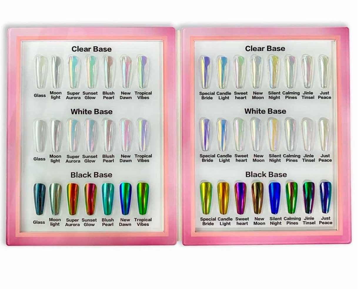 Sample Book Viral White Chromes set 1 + 2